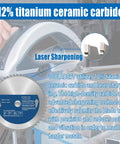 10 Inch Heavy Duty Carbide Tip Metal Cutting Saw Blade For Cutting Mild Steel And Ferrous Metals, 52 Teeth, 1 Inch Arbor