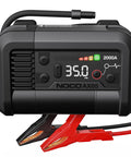 2000 Amp Jump Starter With Built-In Air Compressor And Tire Inflator, USB-C Power Bank, And LED Flashlight, front view