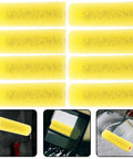 10 Piece Premium Sponge Texture Paint Rollers For Walls And Drywall Easy Replacement Sleeves Fit Standard Frames. Yellow sponge rollers.