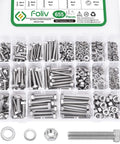 Tough As Nails Heavy Duty Bolts And Nuts Kit 304 Stainless Steel Assortment With M4 M5 M6 Sizes in transparent box