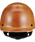 Front view of Skullgard Style Safety Hard Hat With Fas Trac Ratchet Suspension Non Slotted Cap Phenolic Resin Natural Tan