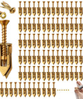 Bulk Self Drilling Drywall Anchors With Screws Kit 500 Pieces Holds Up To 66 Lbs For Picture Frames Shelves Lamps Clocks And More