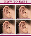  "How to use the Ball Grabber Piercing Tool Kit For Jewelry In 14G To 20G Stainless Steel on ear"