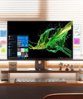 Transparent Monitor Memo Board Set, 2 Pack Slick Acrylic Side Panels For Office And Home Desktops, installed on monitor