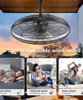 Outdoor Ceiling Fan With Light For Patios And Pergolas 20 Inch Gazebo Style Plug In Ceiling Fan With Remote Control Hanging Hook