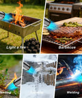 Heavy Duty Propane Culinary Torch for grilling, searing on steak, lighting fire, weeding, thawing, and welding outdoors.