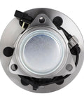 Top view of Front Wheel Bearing Hub Assembly Fits GM Full Size Trucks And SUVs Including Silverado 1500, Suburban, Tahoe