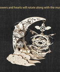 3D Puzzle Kit For Adults: Mechanical Music Box Model Build featuring intricate non-toxic plywood design with rotating parts