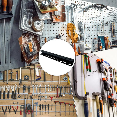 Heavy Duty Screwdriver Storage Holder, Space Saving Tool Rack With 2X Capacity, Vertical Wall Mount Organizer for garages