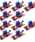 Set of 10 KY-024 Linear Magnetic Hall Effect Sensor Modules with analog and digital outputs for Raspberry Pi ESP8266 Android 5V DC