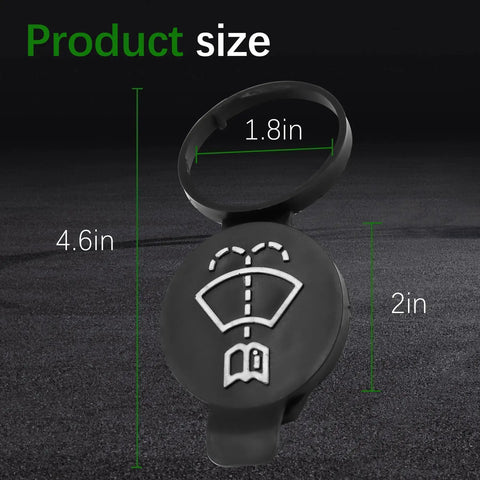 Windshield Washer Fluid Reservoir Cap Replacement For 2010 To 2016 GMC Chevrolet Buick Cadillac with size dimensions