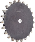 Rock Solid Heavy Duty Roller Chain Sprocket With Reboreable Type A Hub Designed For Single Strand 160 Chain Drive 2 Inch Pitch 23 Teeth 1.5 Inch Bore top view of sprocket