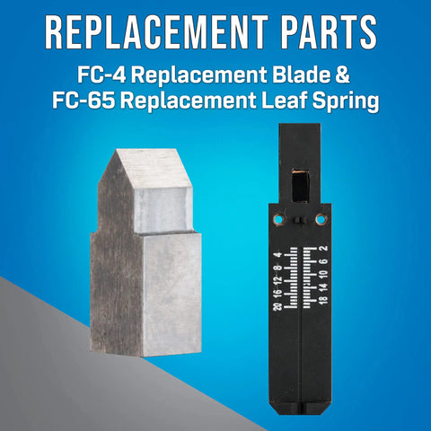 Replacement parts FC-4 blade and FC-65 spring for Fiber Cleaver For 250 Micron And 900 Micron Fibers With Carbide Blade, 6000 Cleaves