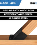 4x4 Pergola Brackets Kit Eight Pack Beefy Powder Coated Steel Corner Braces 45 Degree Angle Supports for DIY Pergola Build Gazebo Roof Kit Heavy Duty Hardware Set