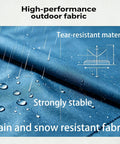 Replacement Swing Canopy Top Cover 420D Fabric All Weather UV Waterproof Beige Durable Tear Resistant Shield detail view