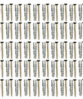 Heavy Duty Metal Expansion Anchors With Screws 50 Pack For Hollow Walls, Tough As Nails High Strength Expansion Fasteners For Drywall Concrete Brick Masonry, Wall Repair Anchor Kit With Screws And Bolts. M6x30 metal anchors and screws set