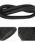 Black Foam Gap Filling Rod 2 Meter Backer Rod Rope For Concrete Crack Sealing Flexible Joint Fillers, flexible and textured foam.