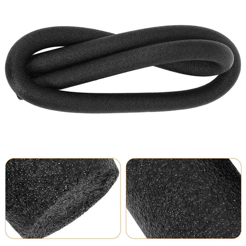 Black Foam Gap Filling Rod 2 Meter Backer Rod Rope For Concrete Crack Sealing Flexible Joint Fillers, flexible and textured foam.