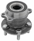 Front view of Beefed-Up Rear Wheel Hub Assembly For Subaru AWD Cars - 5 Lug - Replaces 512518 with four bolt flange