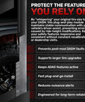 DASM Whisperer For Jeep Wrangler JL Wrangler 4XE Gladiator JT 2025 2026 module showcasing features and installation benefits.
