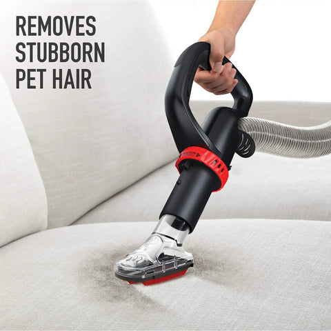 Hoover MaxLife Pro Pet Swivel Bagless Upright Vacuum With Windtunnel Tech. Powerful Multi-Cyclonic Suction Lifts Embedded Dirt For Deep Carpet And Hard Floor Cleaning. Catches Pet Hair And Allergens. Ideal For Busy Homes And Mixed Flooring Types.