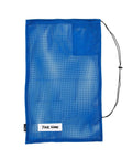 Premium Mesh Equipment Bag With Adjustable Drawstring Closure For Swim Gear Durable Royal Blue Tote With Inner Pocket For Keys And Personal Items Name Tag Space Great For Pool Or Beach Made In USA