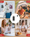 Manual Coffee Grinder With 40 Adjustable Settings Portable Conical Burr Grinder For Espresso On The Go 30g Capacity For Travel Camping Office And Home Use Glass Jar For Easy Viewing.