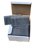 Open box of 16 Gauge Finish Nails 2 Inch Galvanized 2500 Count For Electric And Pneumatic Nailer Guns Rust Resistant Finish Nails