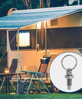 Tough As Nails Stainless Steel Spring Plungers 6 Pack M10 Non Locking Index Pin With Slick Pull Ring shown in outdoor setting.