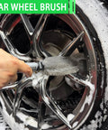 14 Piece Car Wash Kit With 62 Inch Long Reach Brush Microfiber Scratch Free Wash Mitts And Mop Kit used on car wheel