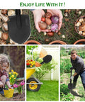 All In One Folding Survival Shovel With Pickaxe Military Grade Rugged Collapsible Spade used for gardening and planting bulbs