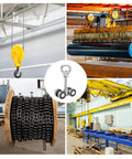 Four Wheel Trolley Assembly Rollers With Silent Strut Solid Steel Construction for 1-5/8 Inch Strut Channels in industrial setting