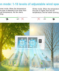 Register Booster Fan For 4x10 Vents, 10 Speeds, LED Screen Remote, Thermostat Control, Boosts Airflow And Keeps Temps Even