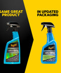 Easy Spray On Ceramic Wax For Cars With SiO2 Hybrid Barrier Technology Simple Hose And Towel Detail No Mess Quick Shine And Long Lasting Protection In A 26 Oz Bottle, old vs new packaging
