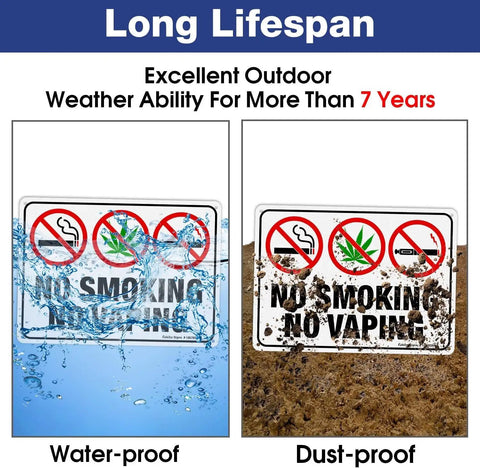 High Visibility Fire Extinguisher Location Sign 8x12 Aluminum Wall Plate, waterproof and dustproof features shown.