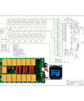 ATU-100 Automatic Antenna Tuner Kit For 1.8 To 50 MHz With 0.96 Inch OLED Display SMT Soldered Components Unassembled DIY Diagram
