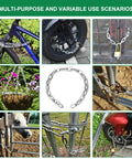 Tough As Nails Cut Proof Security Chain For Outdoor Gates Fences And Yards crafted from ultra hardened alloy steel, locking bikes and secure gates.