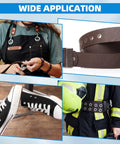 Wide application of Three Die Hand Press Grommet Machine for aprons, belts, shoes, and uniforms in DIY projects.