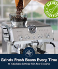 La Specialista Opera Espresso Machine With Cold Brew Built In Grinder 15 Settings For Single Or Double Dose Barista Level Steam Wand EC9555M Renewed brewing coffee
