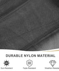 Close-up of durable nylon material for Gazebo Mosquito Netting Replacement Kit With 4 Panel Mesh Walls And Double Zippers For Outdoor Patios Khaki.