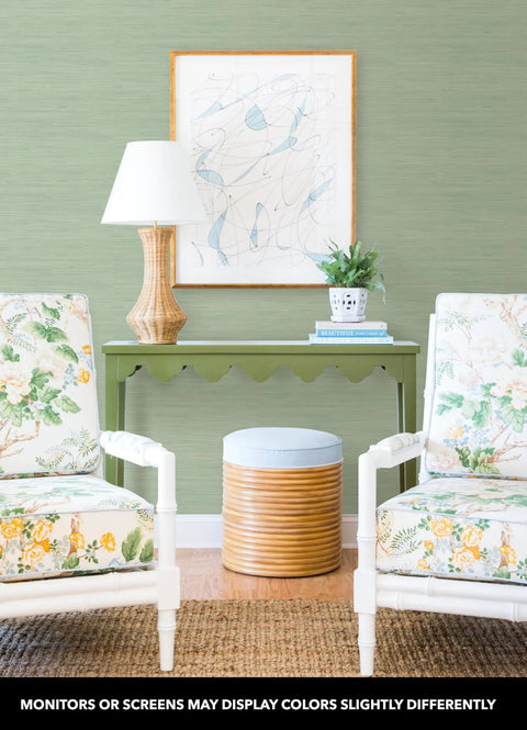 Room with Easy Install Sage Faux Grasscloth Peel And Stick Wallpaper For Walls Removable Self Adhesive Covering Perfect For Bedrooms And Living Rooms Accent Walls No Residue Repositionable And Durable Decor.