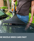 Cordless Leaf Blower For Fast Lawn Cleanup With 120 MPH Air Lightweight Three And A Half Pound Powerhouse Long Nozzle