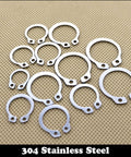 Heavy Duty Stainless Steel Snap Rings Set for 18mm and 36mm Shafts C Type External Circlips DIN471 304 Stainless Steel