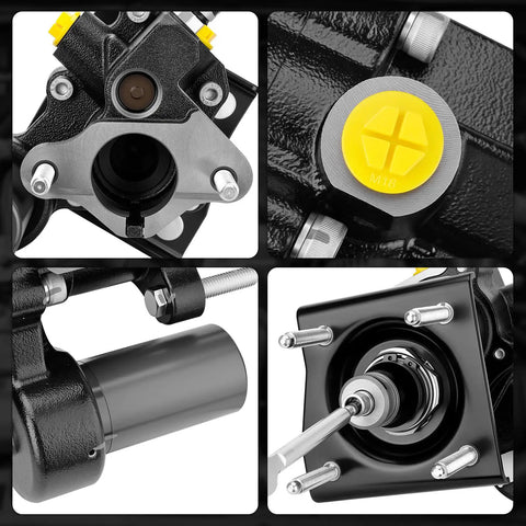 Close-up view of Dodge Ram Direct Fit Hydraulic Power Brake Booster Replacement For 2003 2011 Ram 2500 3500 engine part