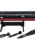Sixteen Point Five Inch Black Submarine Toy With Realistic Sound Effects Includes Two Torpedoes And An Anti Radar Missile Not Movable On Its Own Three Push Button Sound Effects For Fun Desktop Stand Included