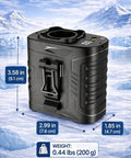 Waist Clip Fan Portable Personal Fan With 5000mAh Rechargeable Battery, dimensions 3.58 x 2.99 x 1.85 inches