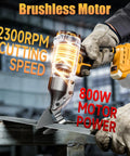No Cord Sheet Metal Cutter For 20V Max Batteries With Brushless Motor Rotatable Head 221 FtLbs Torque And 2300 RPM Heavy Duty Metal Shears