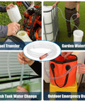 Self Priming Siphon Hose Kit With Auto Shutoff Valve, 6 Ft Half Inch Transfer Hose for diverse uses like fuel and aquarium transfer