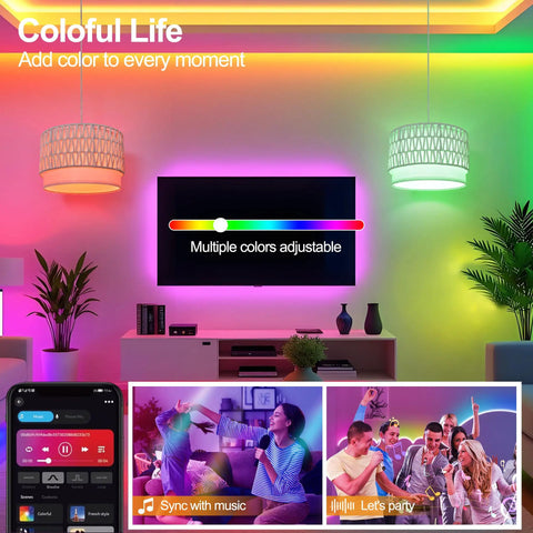 Smart Plug In Pendant Lamp with remote control, woven paper shade, RGB bulb, enhancing colorful living spaces.