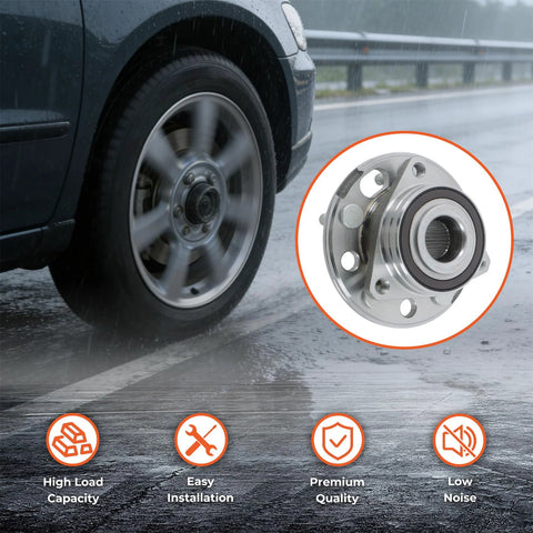 Two Pack Front Wheel Hub Bearings Replacement For Chevy Equinox Malibu GMC Terrain 2010 To 2017 Part 513288 on road vehicle